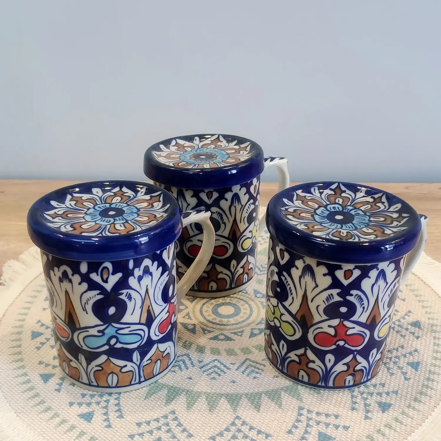 Hand-Painted Ceramic Mug – Blossom Multi Floral - Image 2