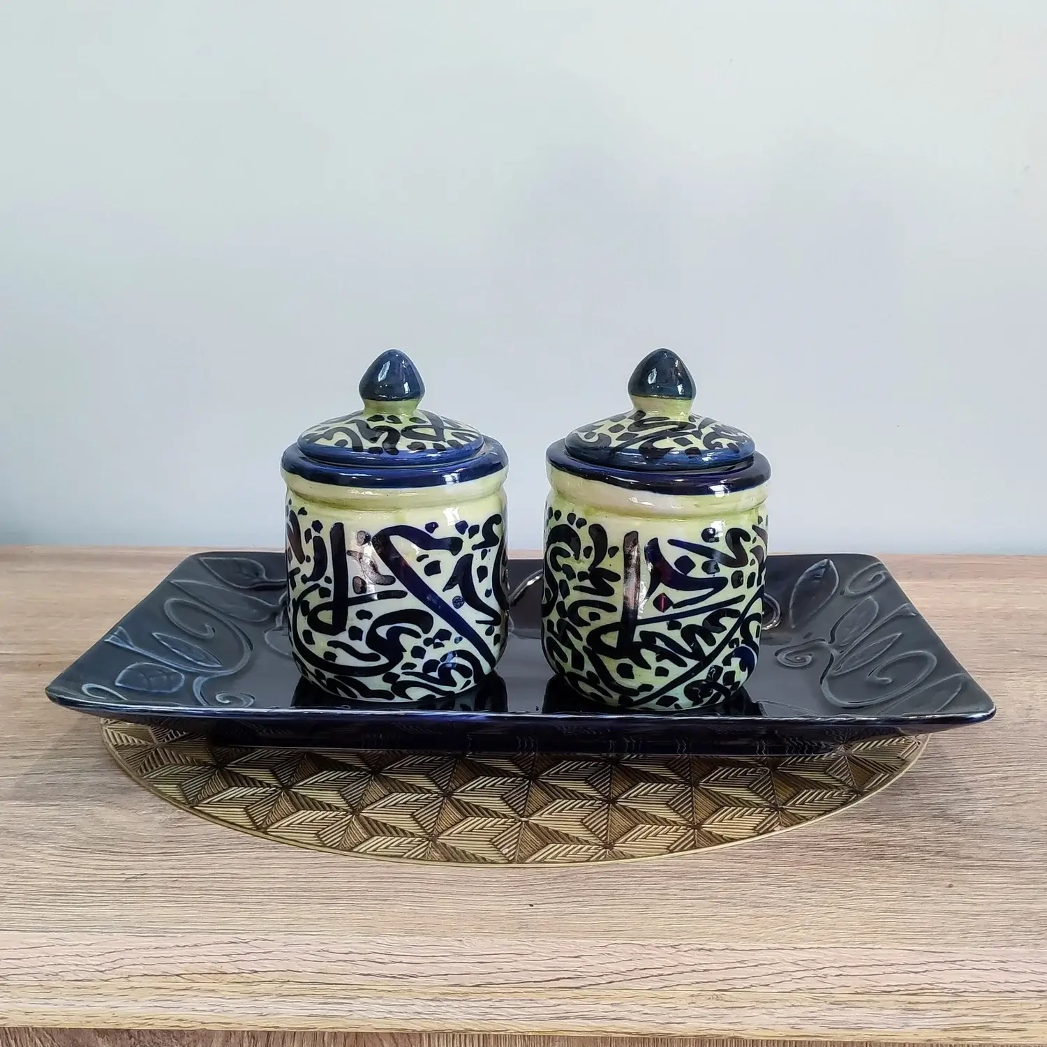 Calligraphy Jar Small-Pale Green